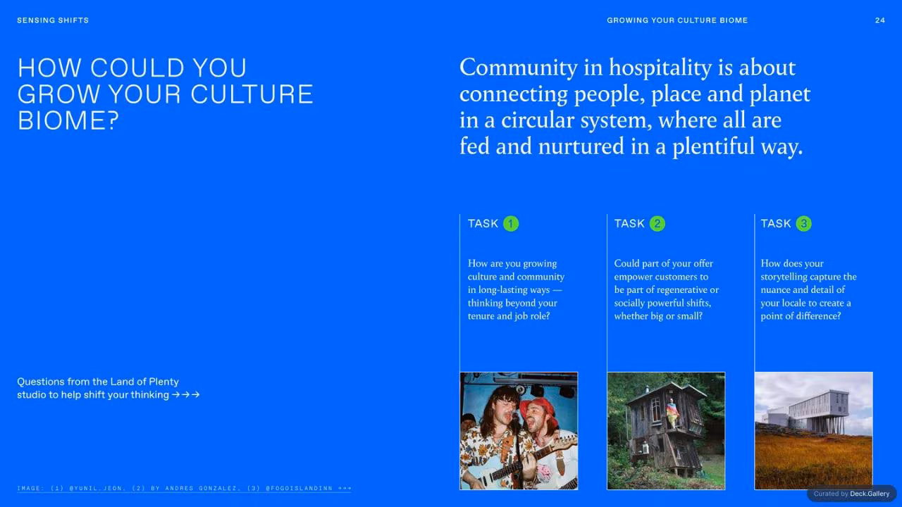 Land of Plenty: The Hospitality Edit, slide 27