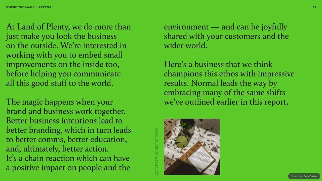 Land of Plenty: The Hospitality Edit, slide 41