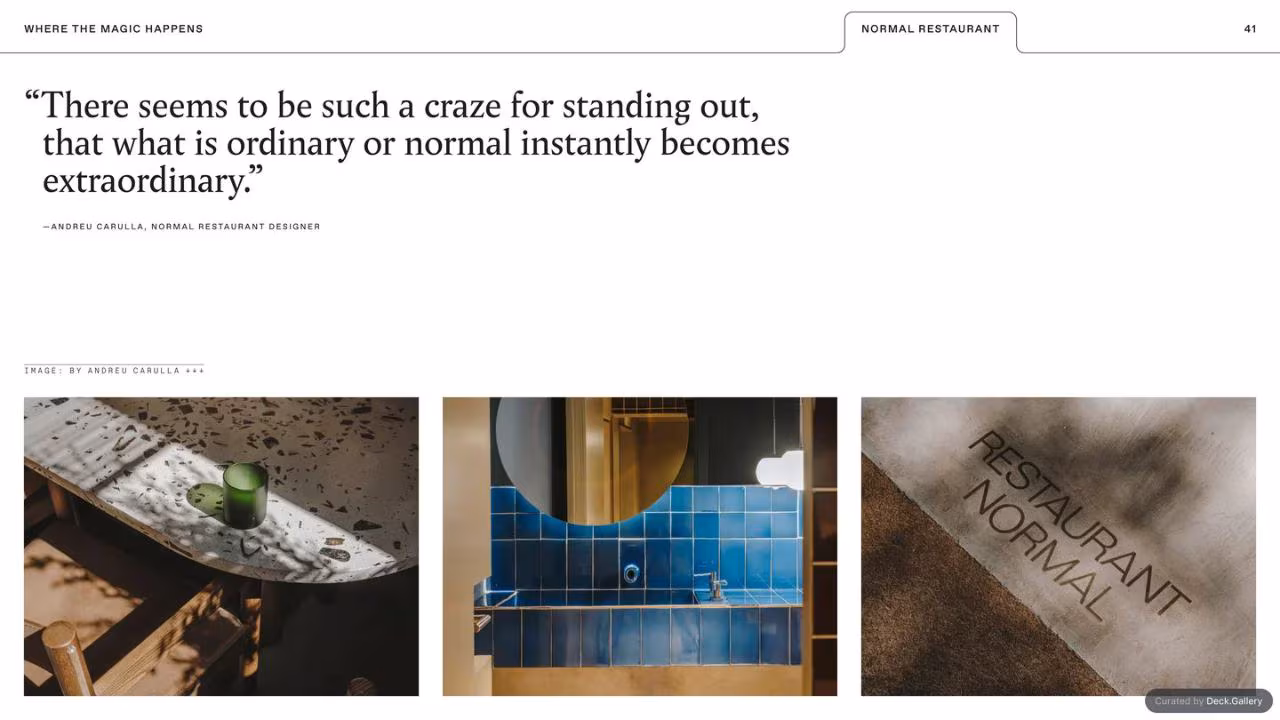 Land of Plenty: The Hospitality Edit, slide 44