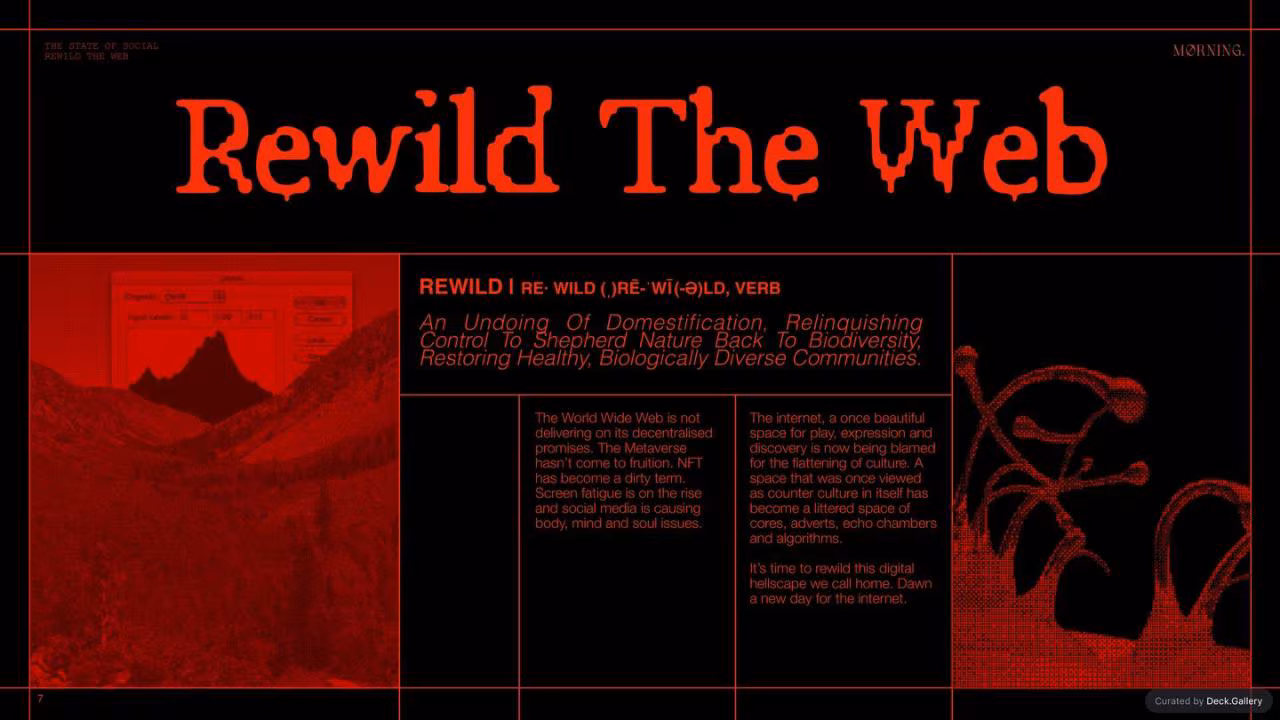 The State of Social: Rewild the Web, slide 7