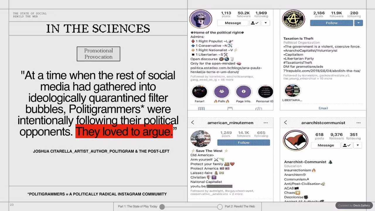 The State of Social: Rewild the Web, slide 23