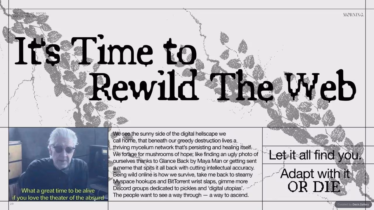 The State of Social: Rewild the Web, slide 29