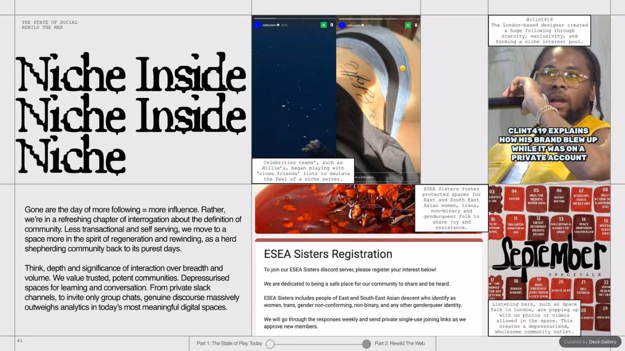 The State of Social: Rewild the Web, slide 42