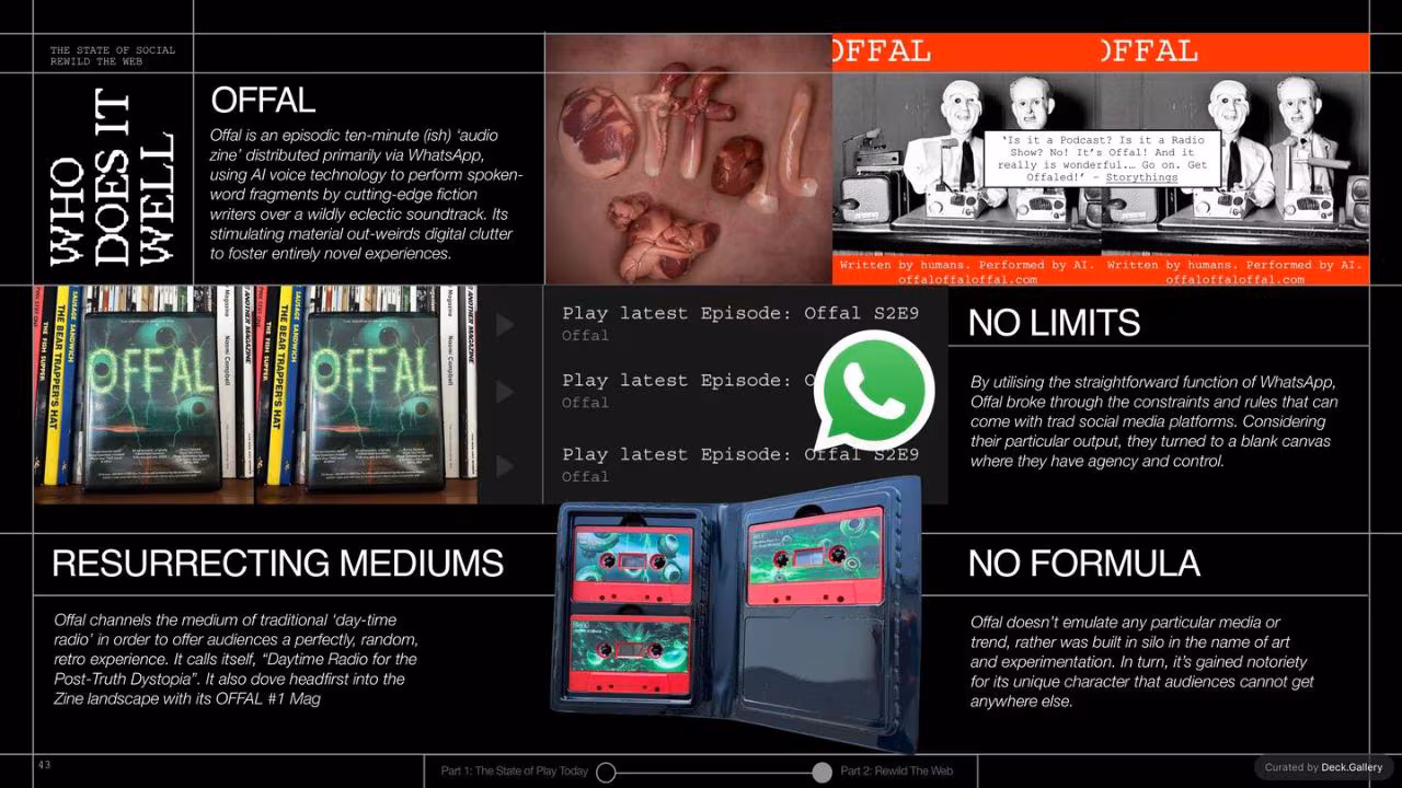 The State of Social: Rewild the Web, slide 43
