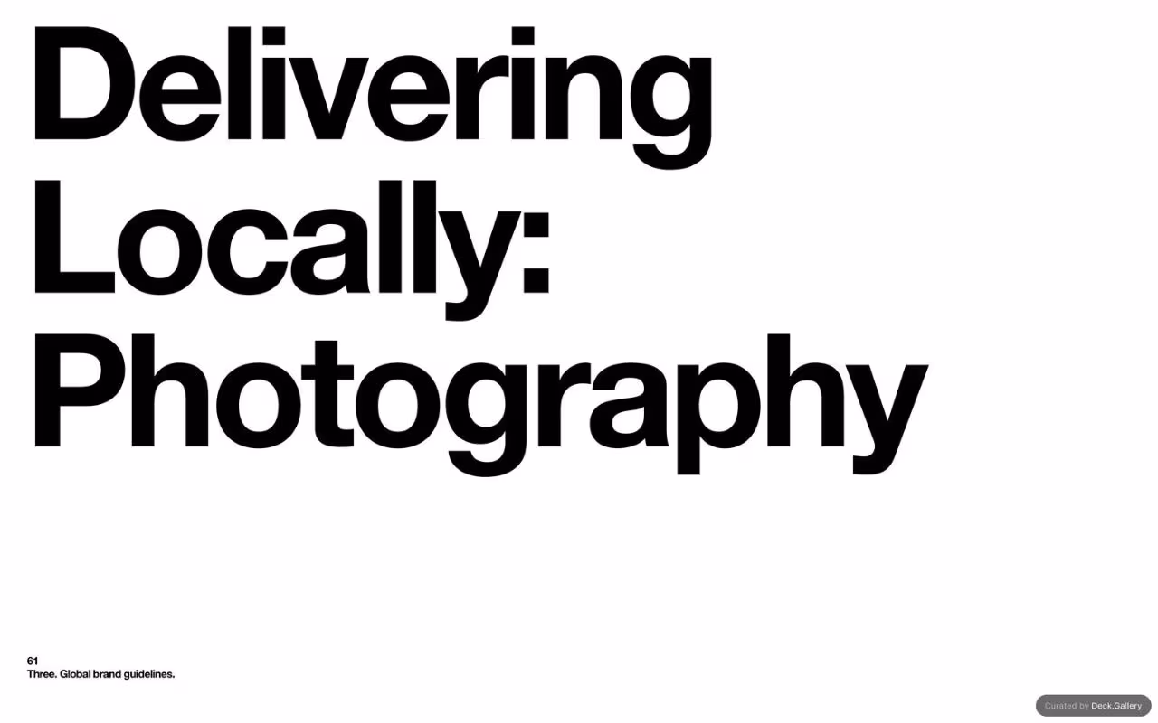 Three Global Brand Guidelines 2025, slide 61