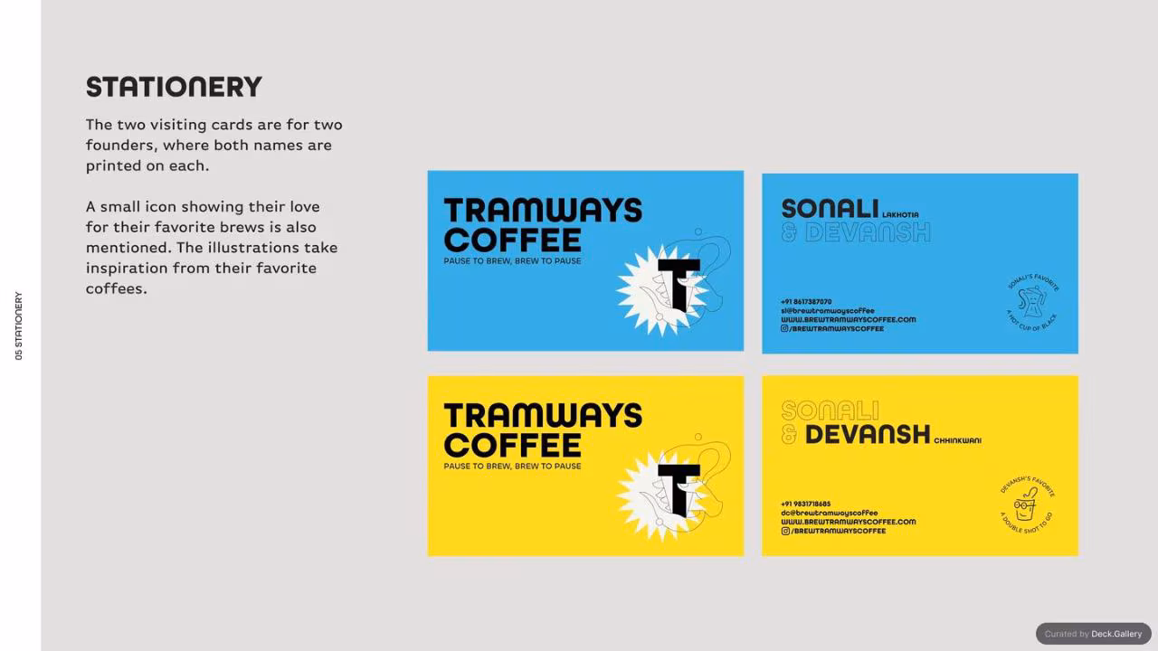 Tramways Coffee Brand Guidelines 2022, slide 30