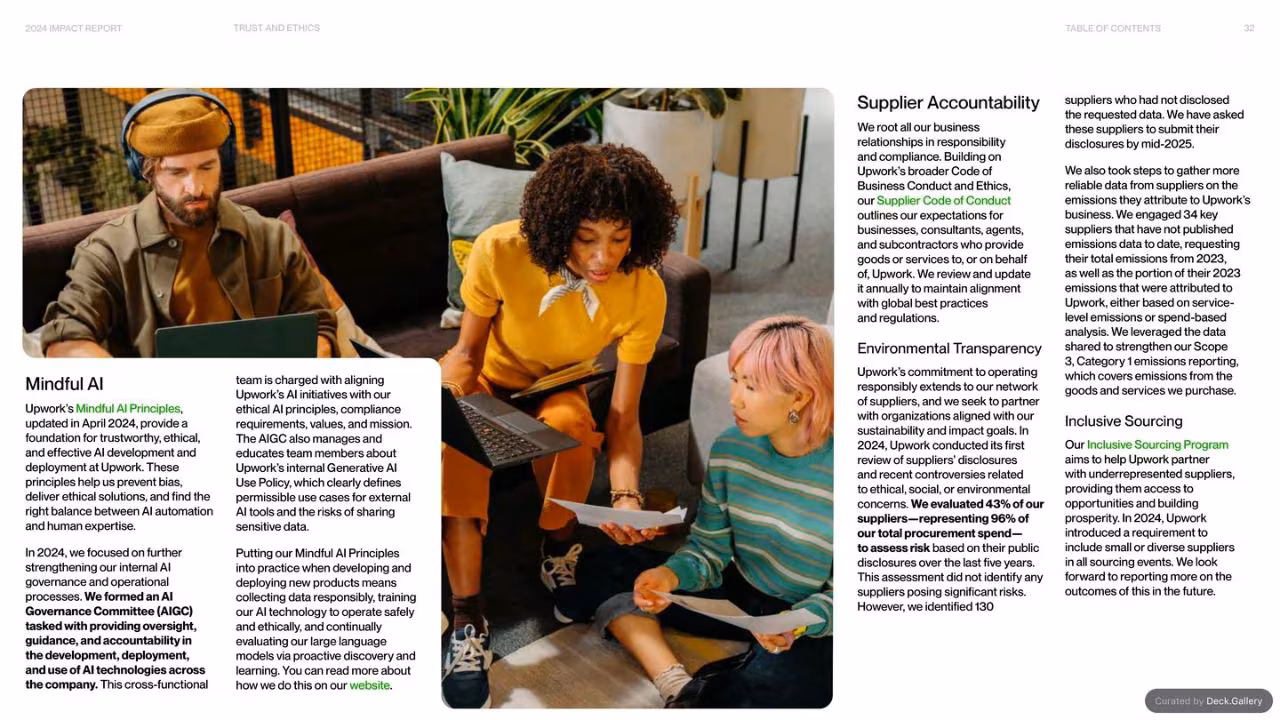 Upwork Impact Report 2024, slide 32