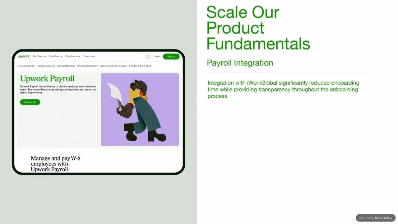 Upwork Investor Day Report 2024, slide 40