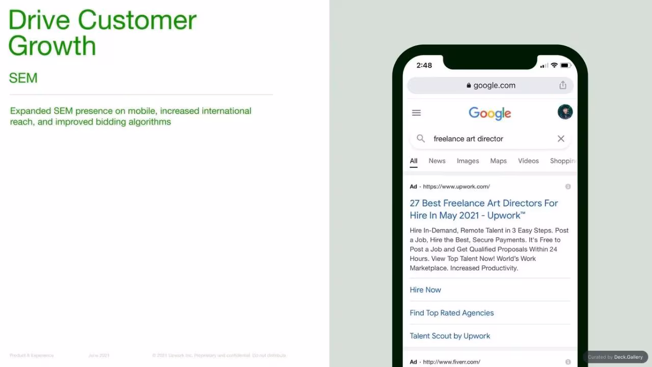 Upwork Investor Day Report 2024, slide 44