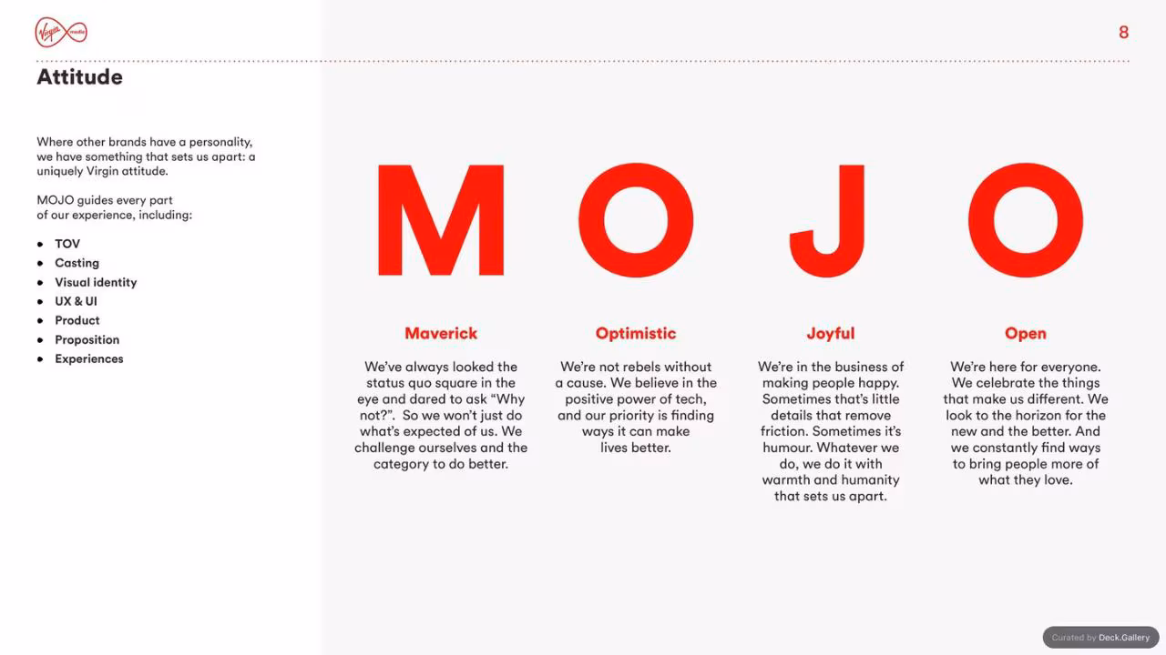 Virgin Media Brand Guidelines 2020, slide 8