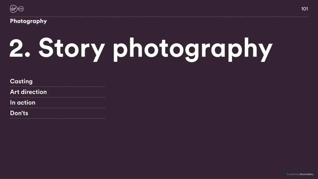 Virgin Media Brand Guidelines 2020, slide 101