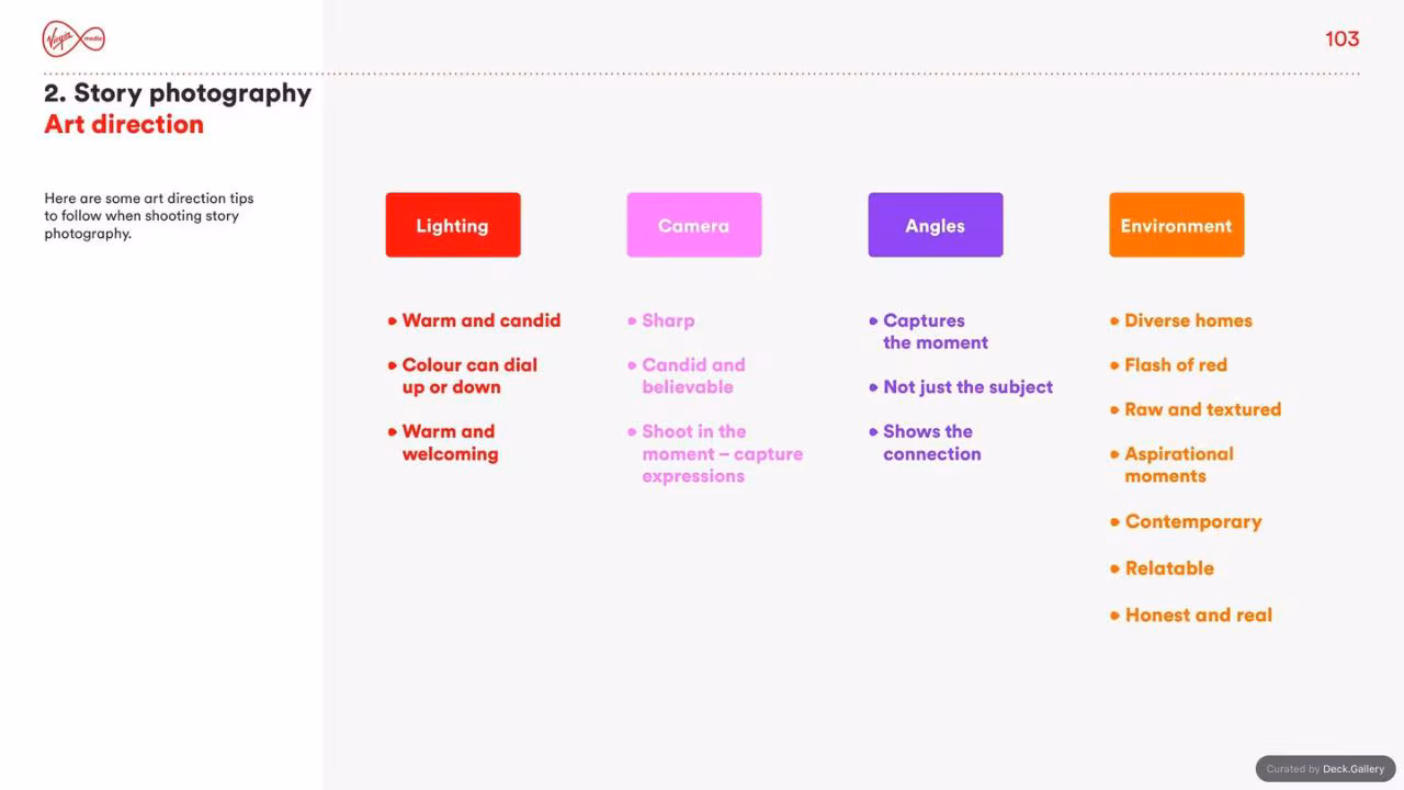 Virgin Media Brand Guidelines 2020, slide 103