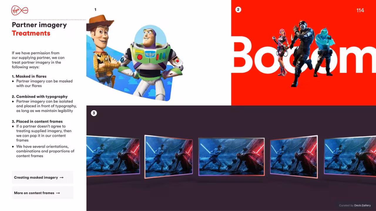 Virgin Media Brand Guidelines 2020, slide 114