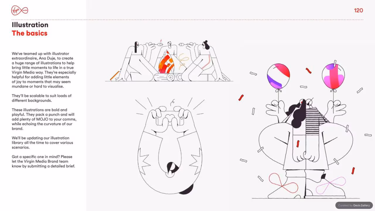 Virgin Media Brand Guidelines 2020, slide 120