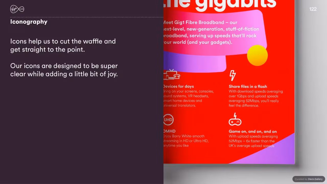 Virgin Media Brand Guidelines 2020, slide 122