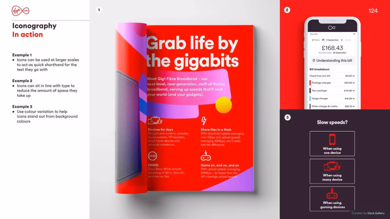 Virgin Media Brand Guidelines 2020, slide 124