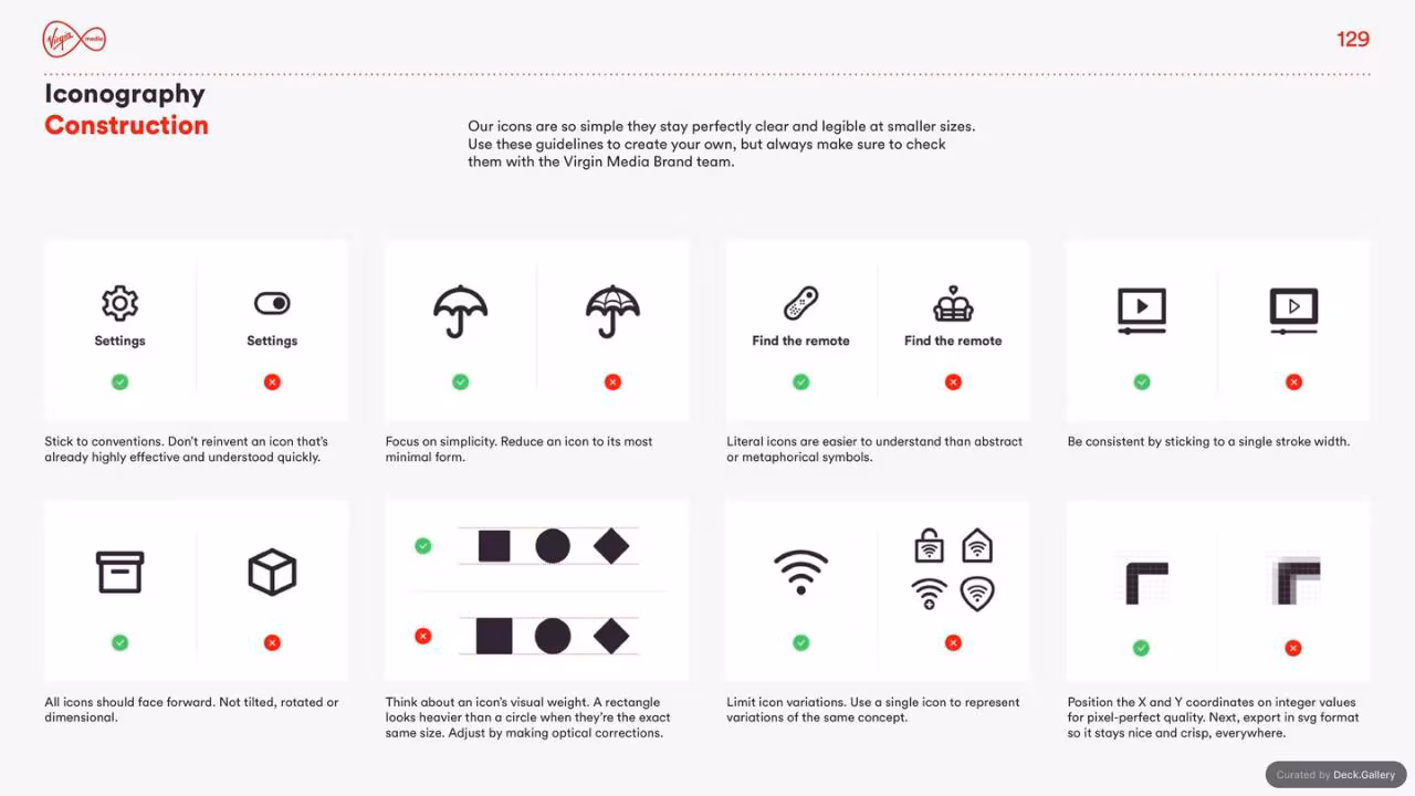 Virgin Media Brand Guidelines 2020, slide 129