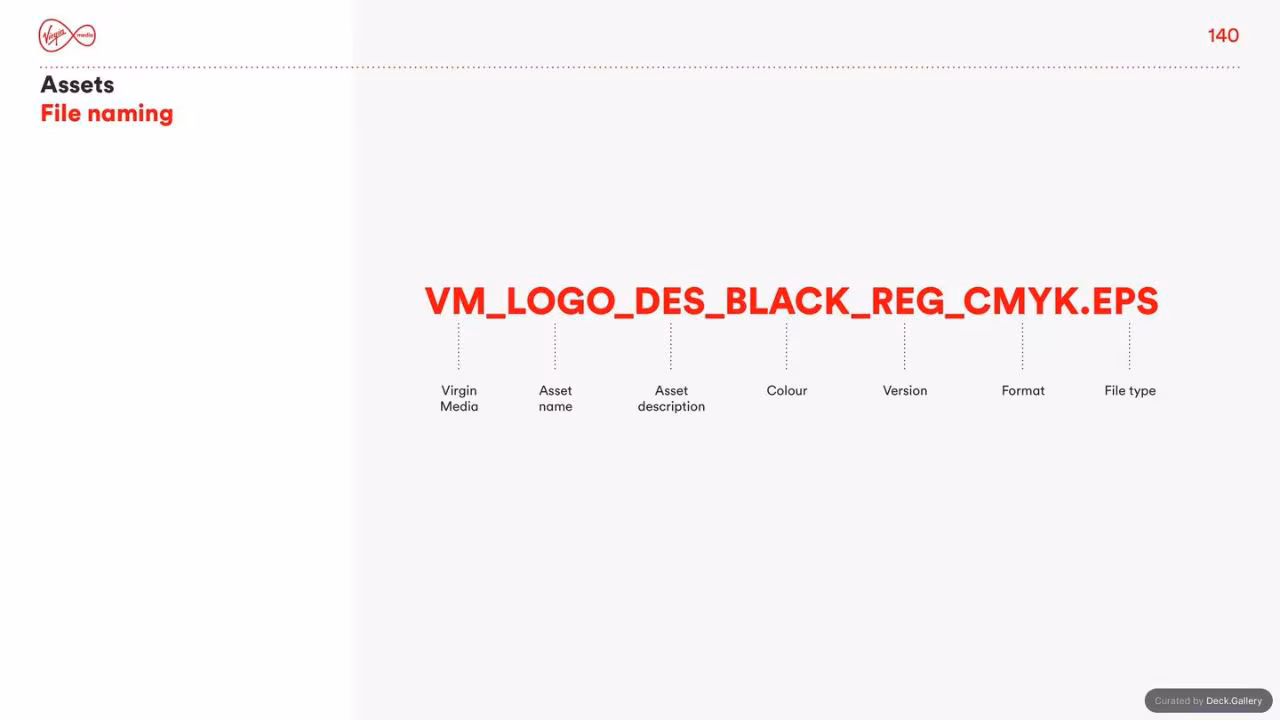 Virgin Media Brand Guidelines 2020, slide 140