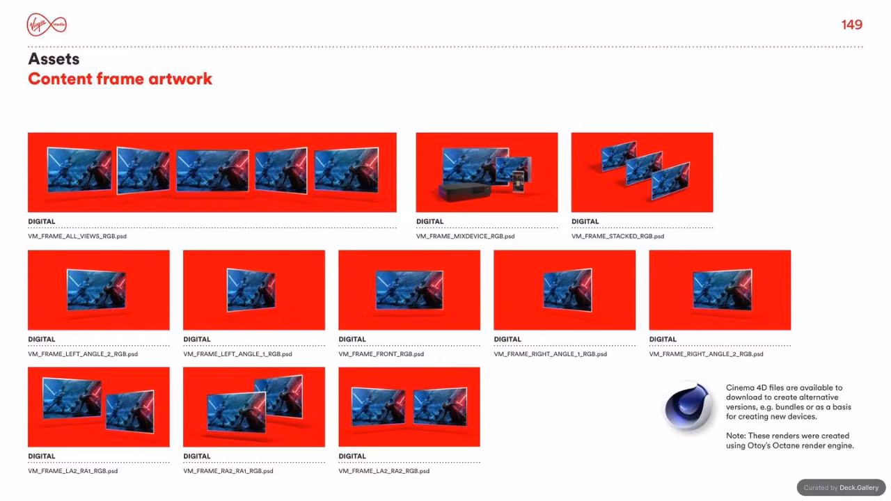Virgin Media Brand Guidelines 2020, slide 149