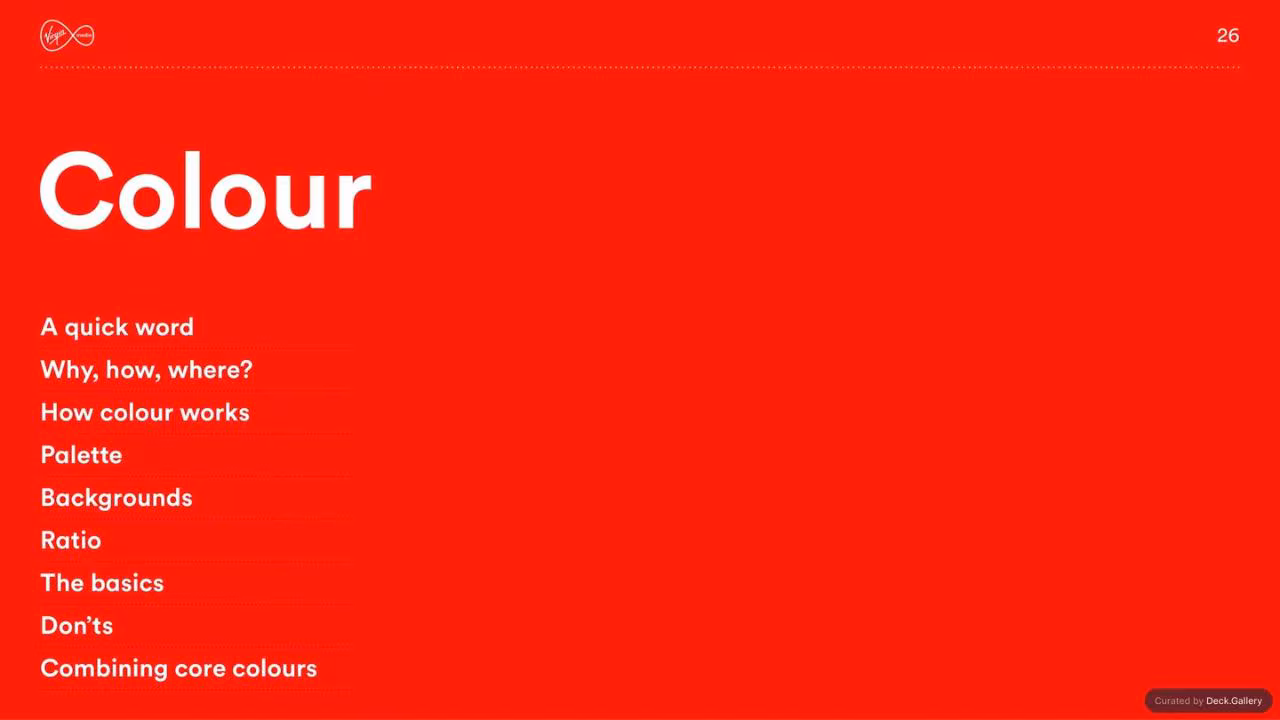 Virgin Media Brand Guidelines 2020, slide 26
