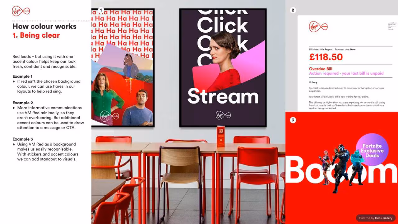 Virgin Media Brand Guidelines 2020, slide 29