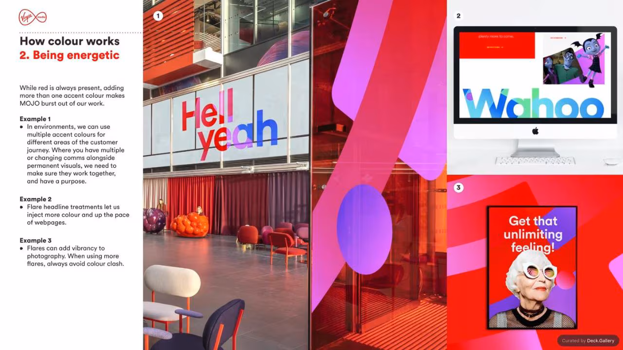 Virgin Media Brand Guidelines 2020, slide 30