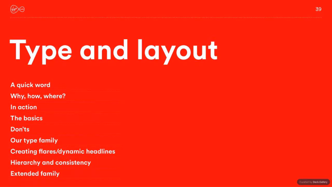 Virgin Media Brand Guidelines 2020, slide 39
