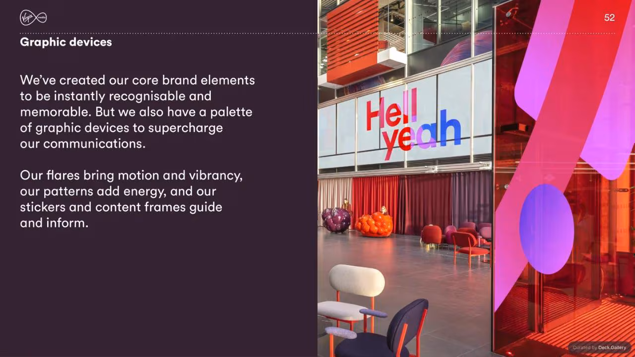 Virgin Media Brand Guidelines 2020, slide 52