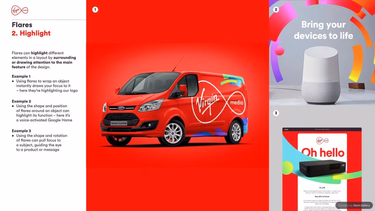 Virgin Media Brand Guidelines 2020, slide 56
