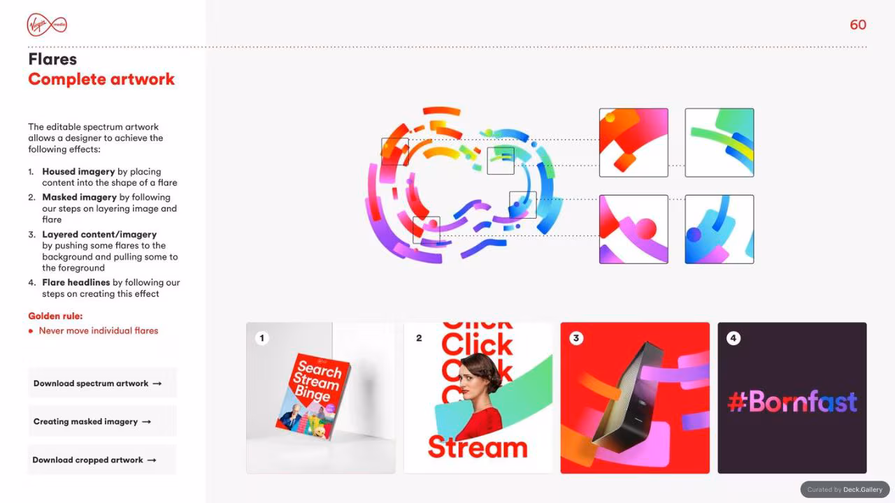 Virgin Media Brand Guidelines 2020, slide 60