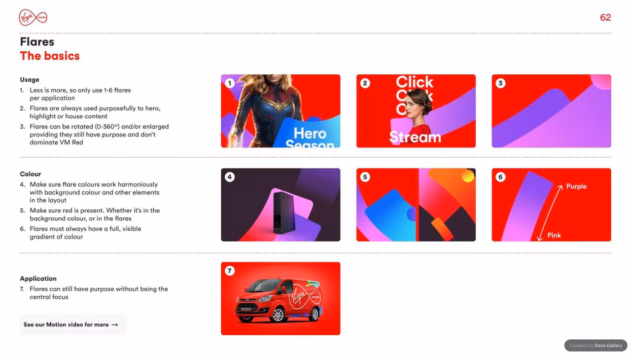 Virgin Media Brand Guidelines 2020, slide 62
