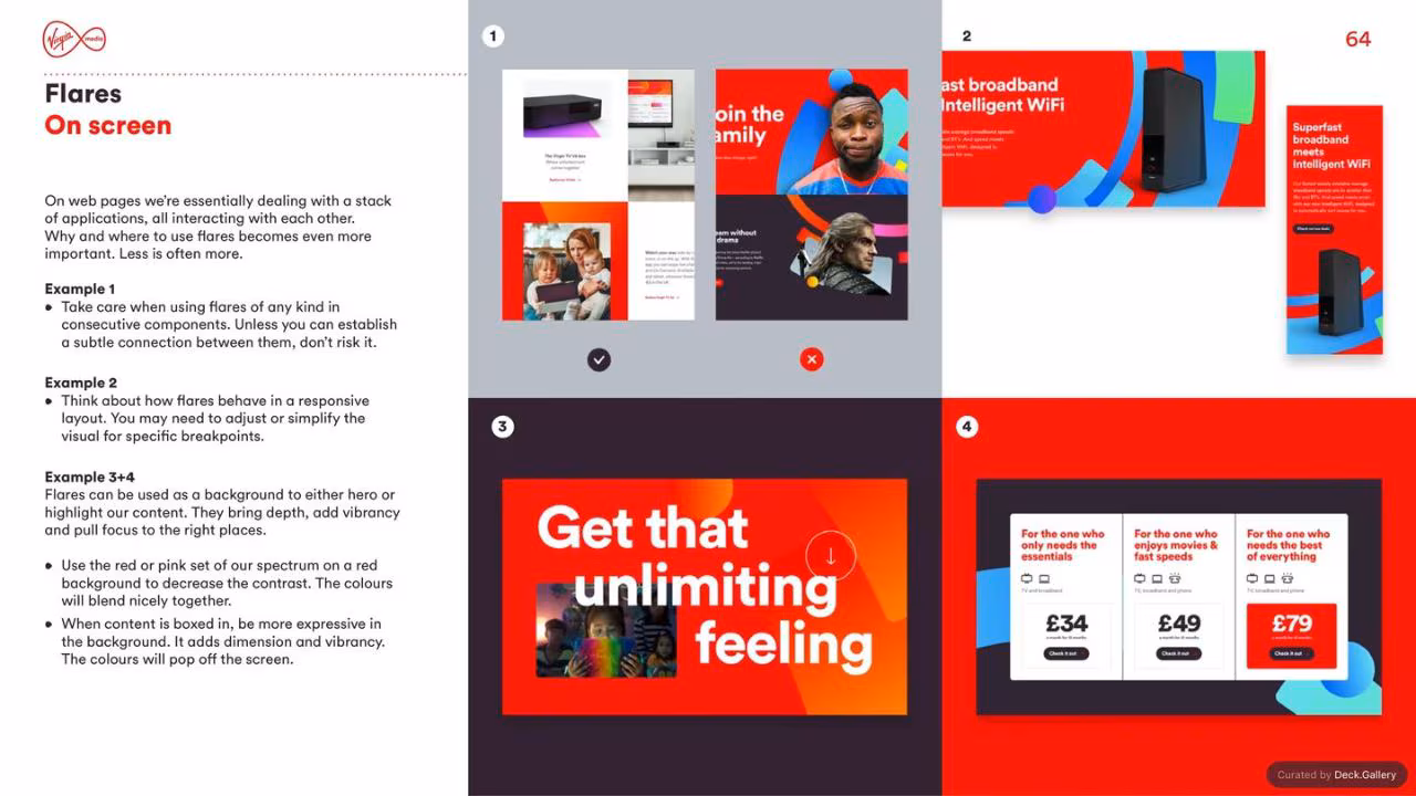 Virgin Media Brand Guidelines 2020, slide 64