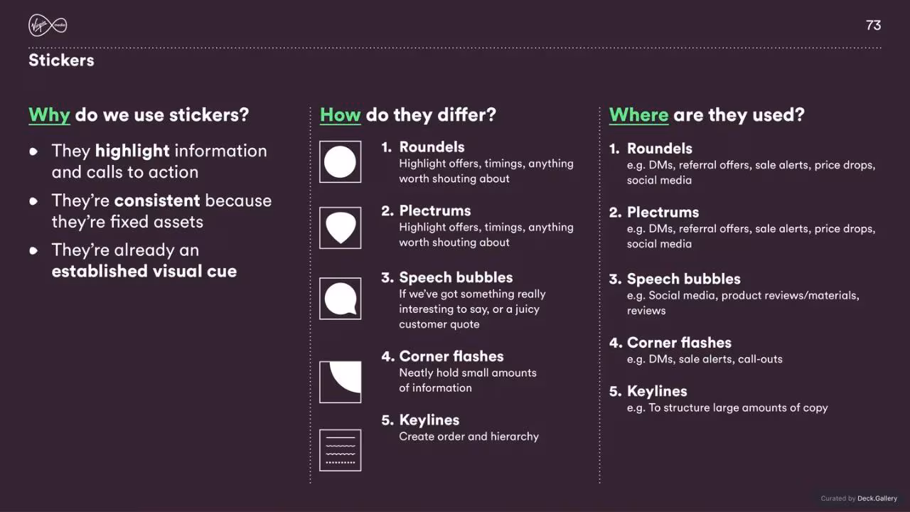 Virgin Media Brand Guidelines 2020, slide 73
