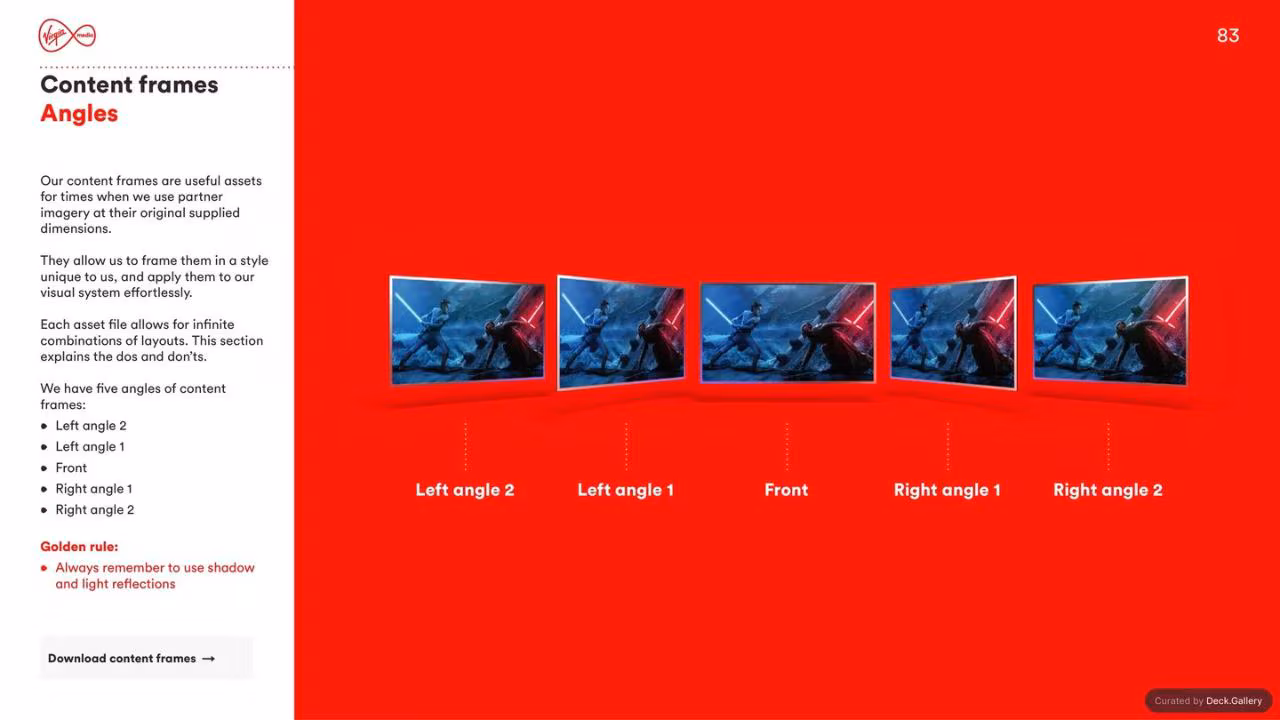Virgin Media Brand Guidelines 2020, slide 83
