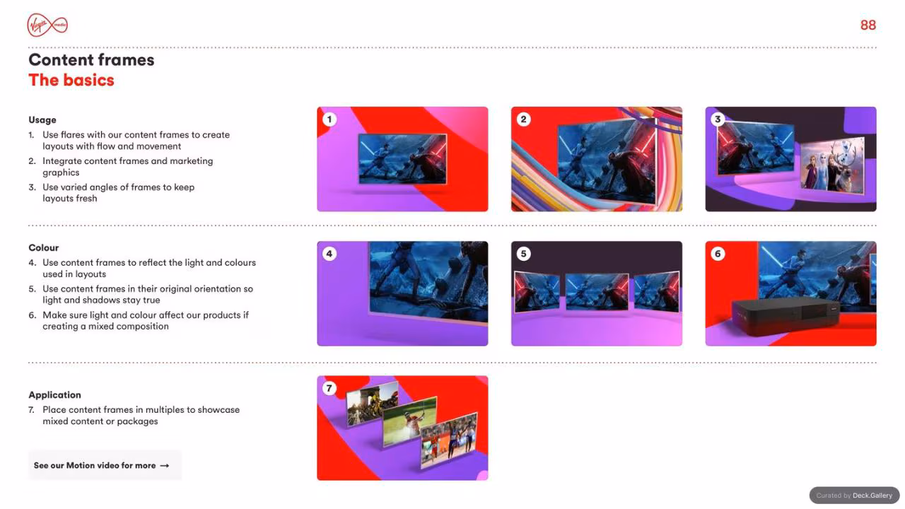 Virgin Media Brand Guidelines 2020, slide 88