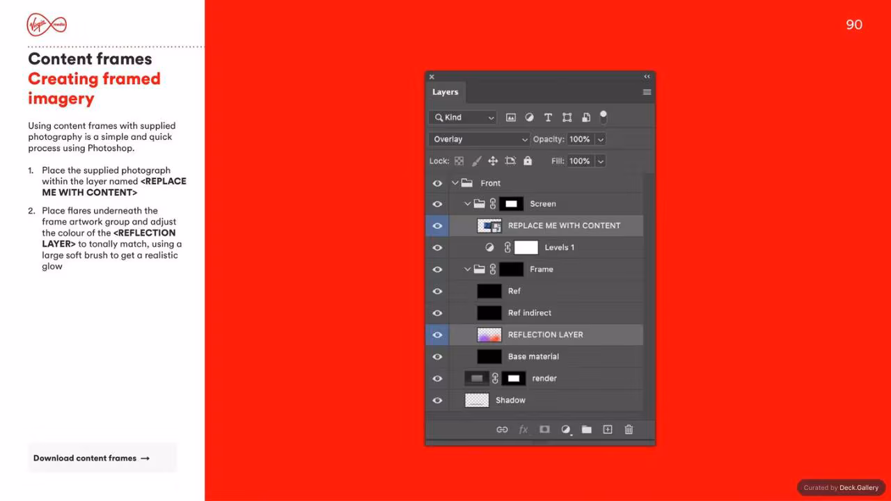 Virgin Media Brand Guidelines 2020, slide 90