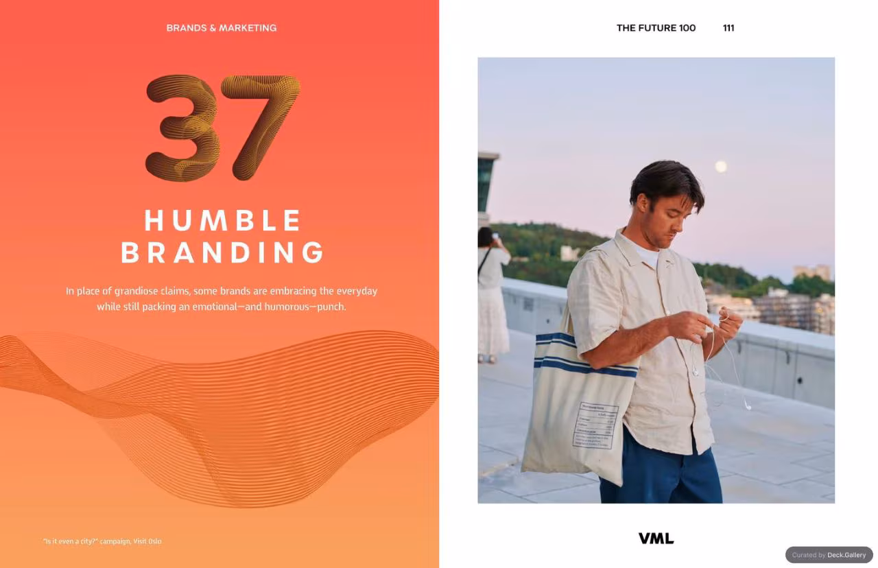 VML Intelligence The Future 100: Trends & Change to Watch in 2025, slide 111