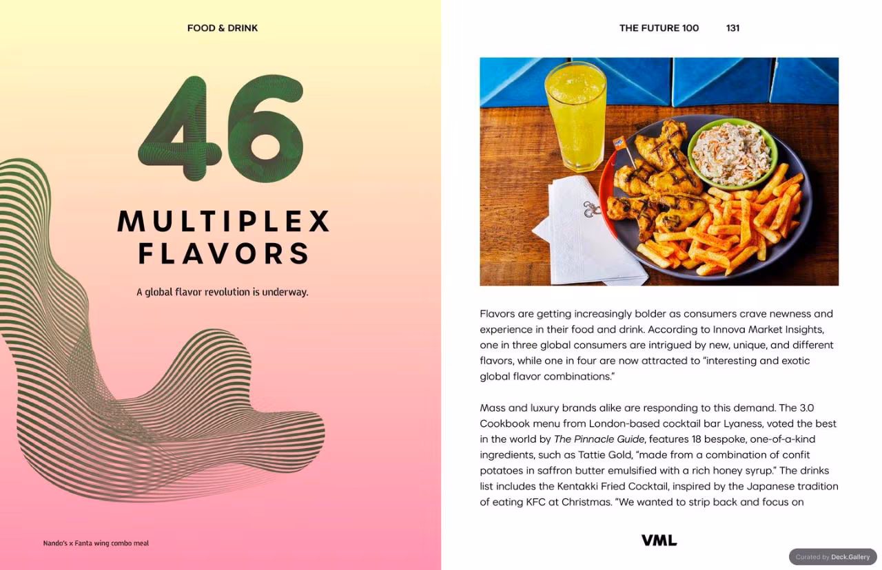 VML Intelligence The Future 100: Trends & Change to Watch in 2025, slide 131