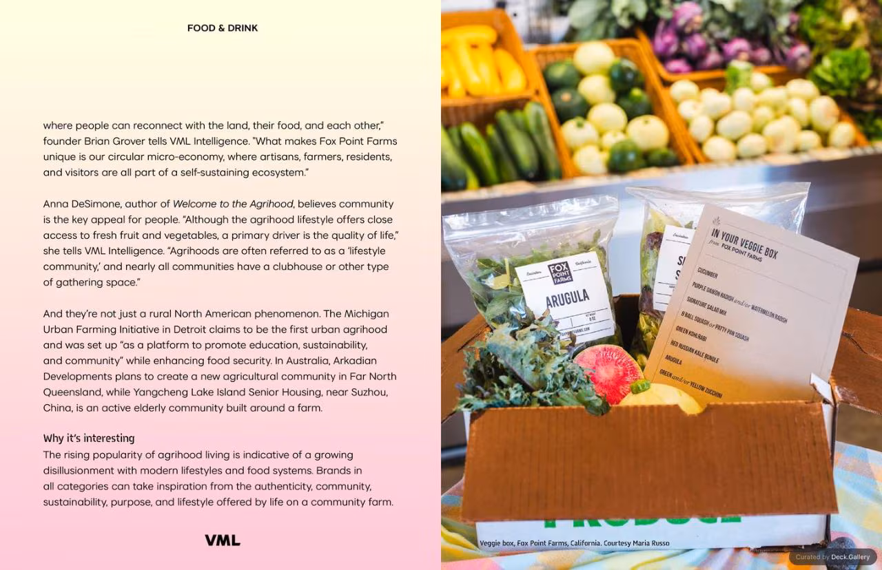 VML Intelligence The Future 100: Trends & Change to Watch in 2025, slide 134
