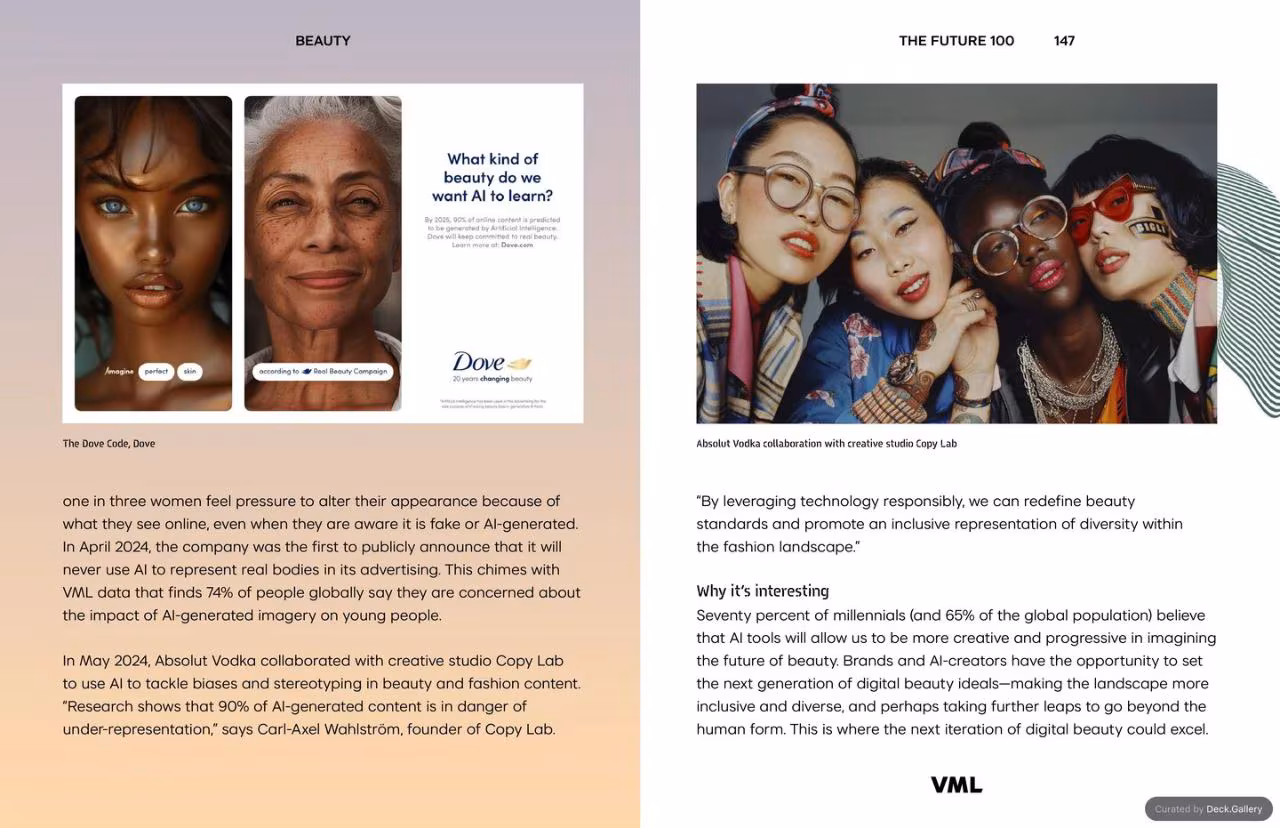 VML Intelligence The Future 100: Trends & Change to Watch in 2025, slide 147