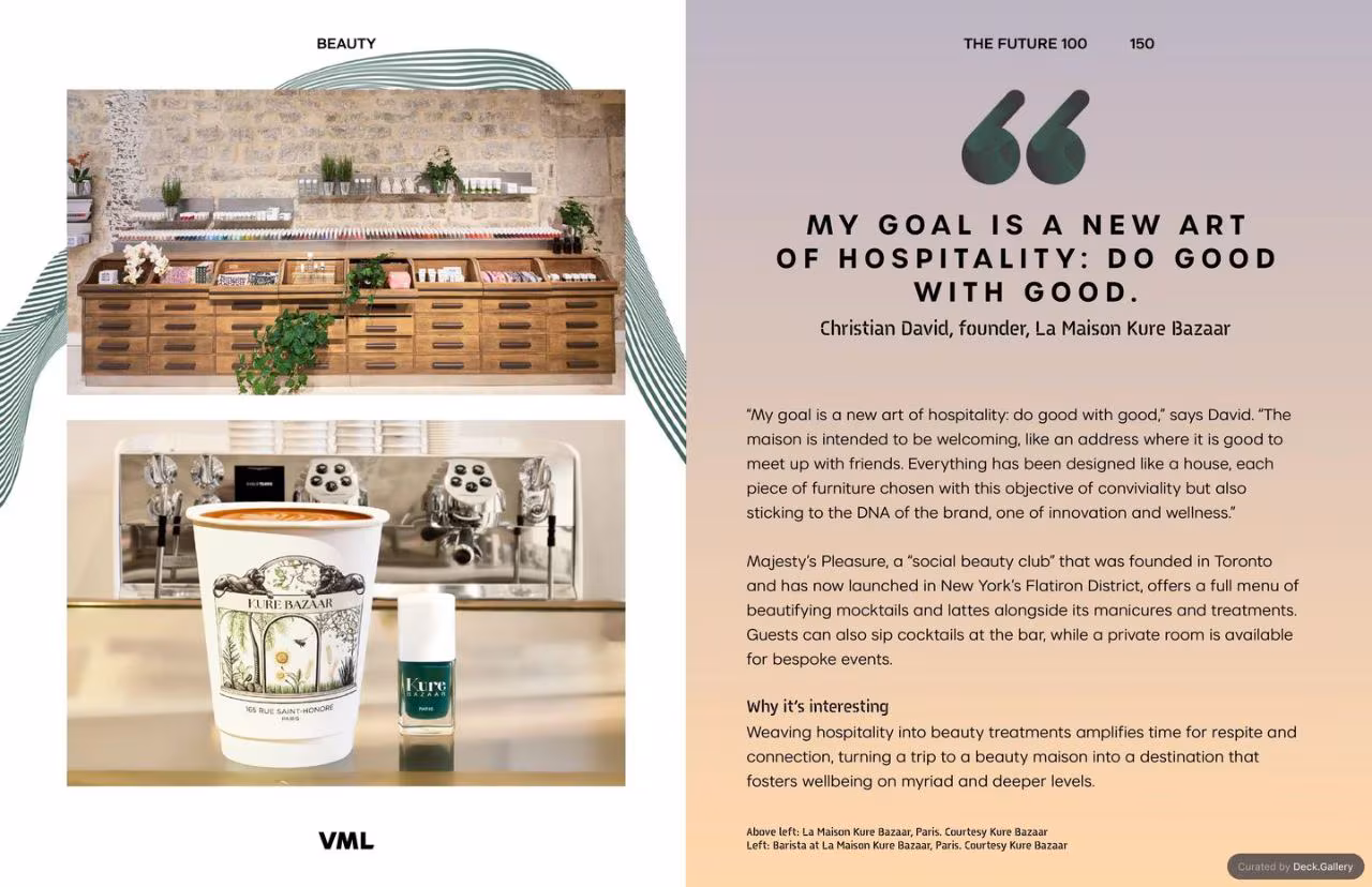 VML Intelligence The Future 100: Trends & Change to Watch in 2025, slide 150
