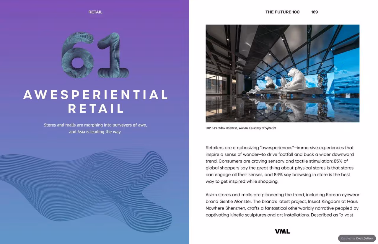 VML Intelligence The Future 100: Trends & Change to Watch in 2025, slide 169