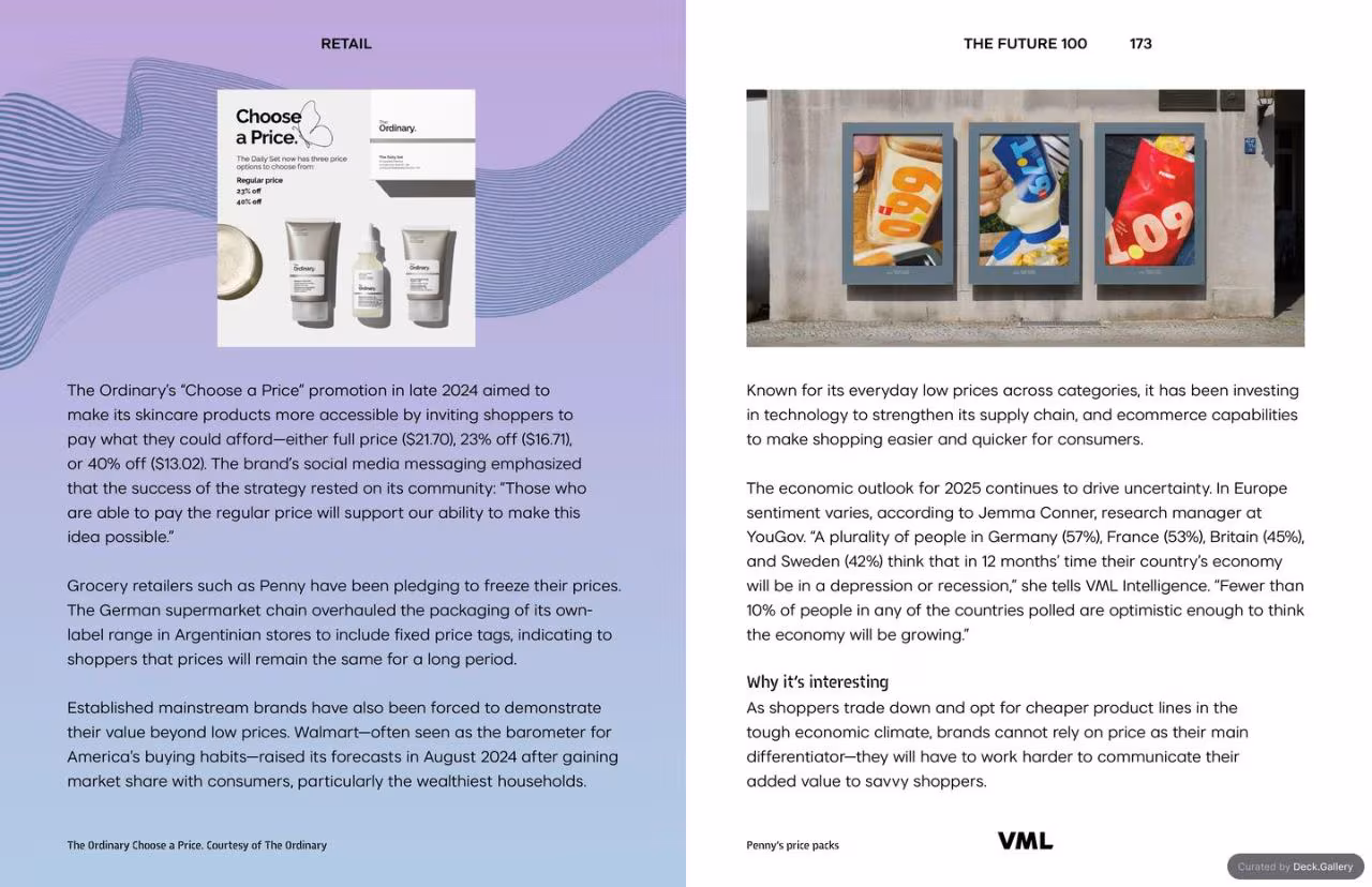 VML Intelligence The Future 100: Trends & Change to Watch in 2025, slide 173