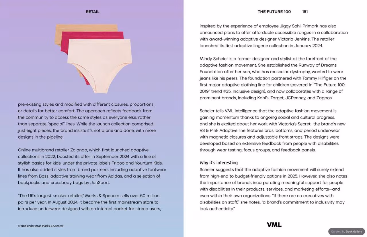 VML Intelligence The Future 100: Trends & Change to Watch in 2025, slide 181