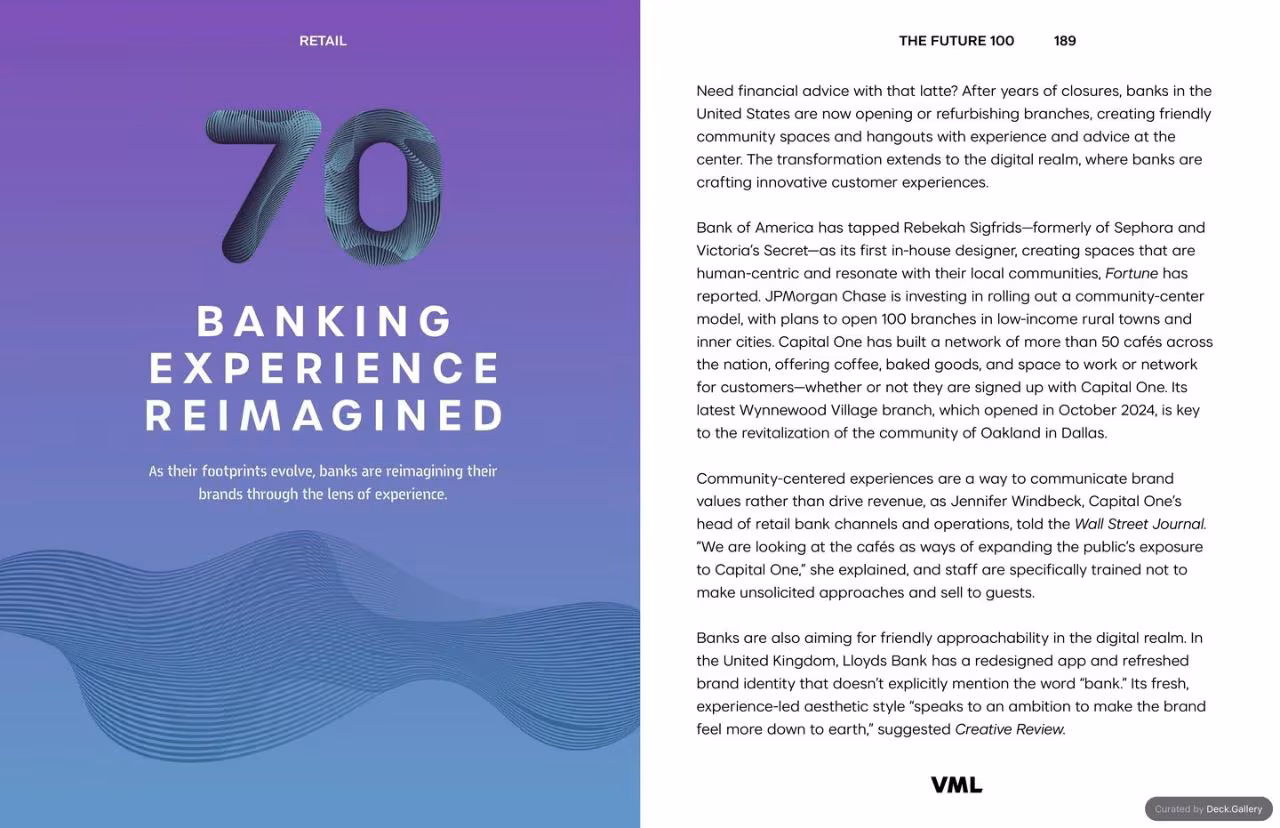 VML Intelligence The Future 100: Trends & Change to Watch in 2025, slide 189