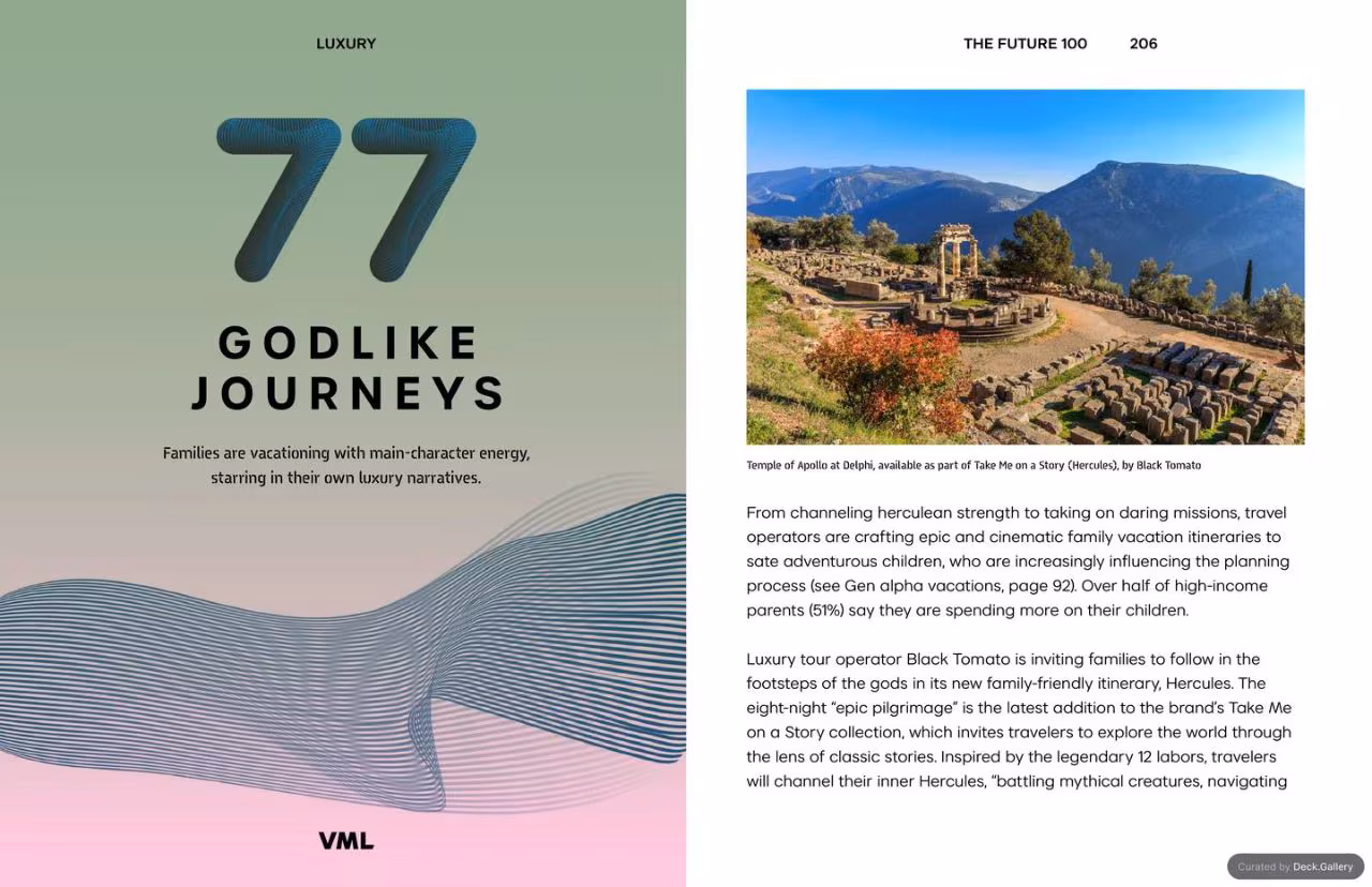 VML Intelligence The Future 100: Trends & Change to Watch in 2025, slide 206