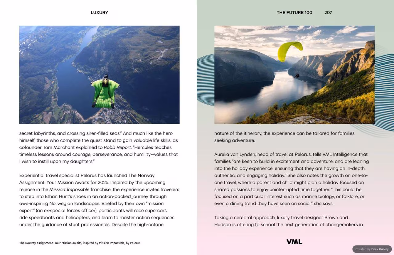 VML Intelligence The Future 100: Trends & Change to Watch in 2025, slide 207