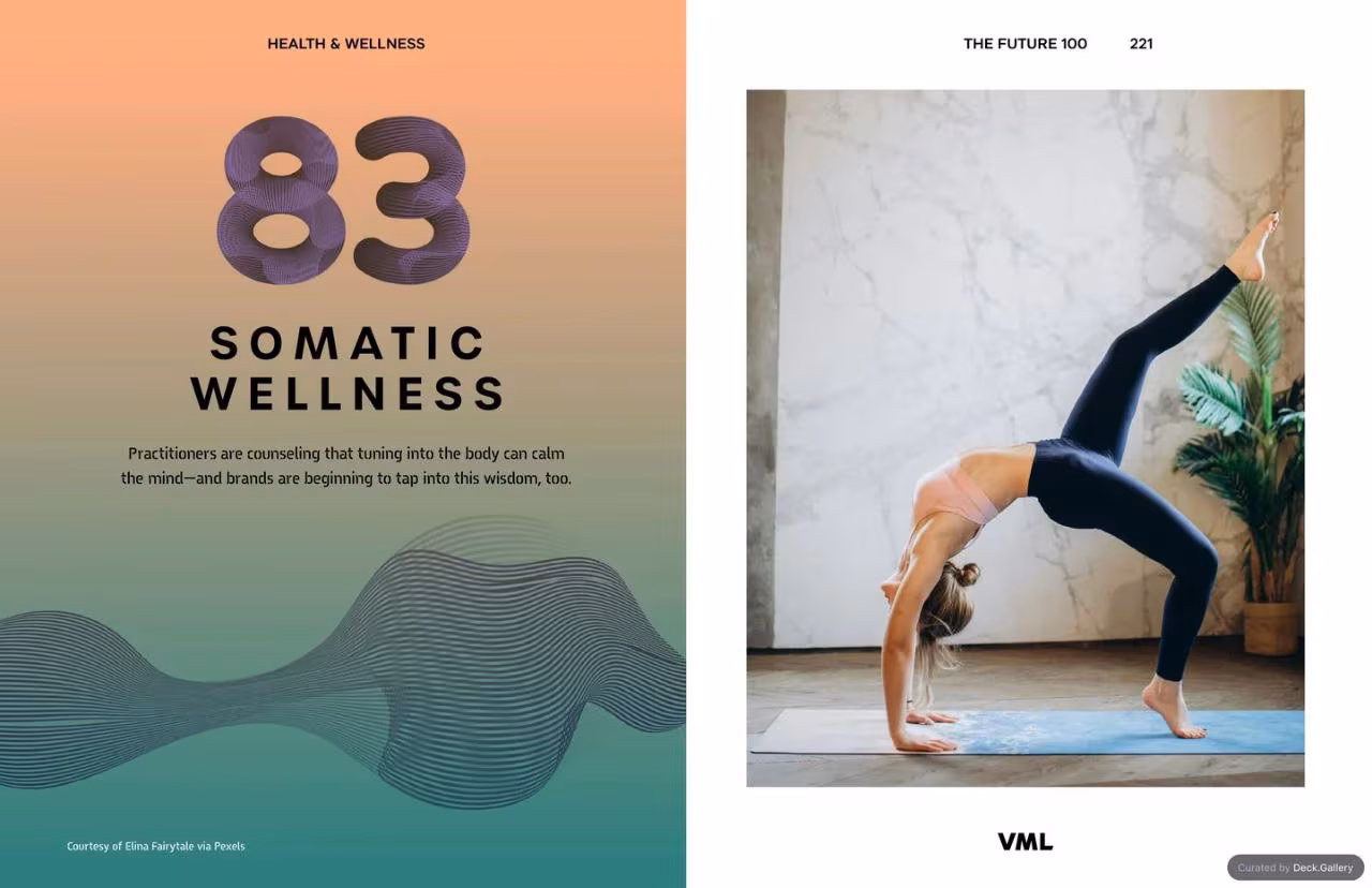 VML Intelligence The Future 100: Trends & Change to Watch in 2025, slide 221
