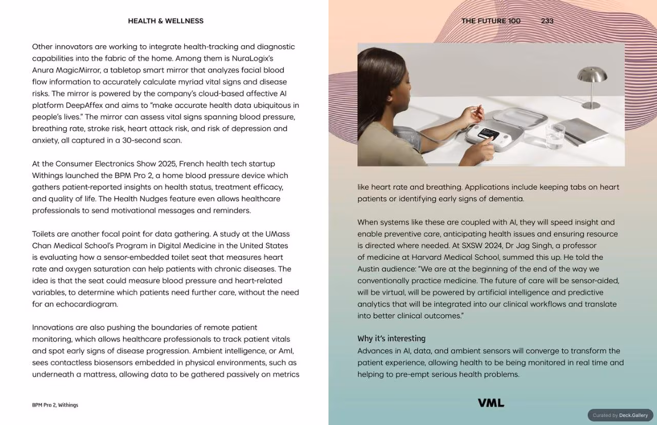 VML Intelligence The Future 100: Trends & Change to Watch in 2025, slide 233