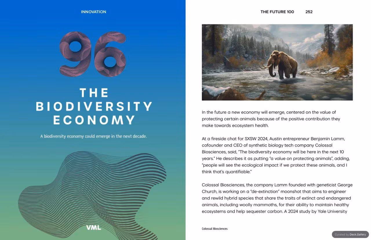 VML Intelligence The Future 100: Trends & Change to Watch in 2025, slide 252